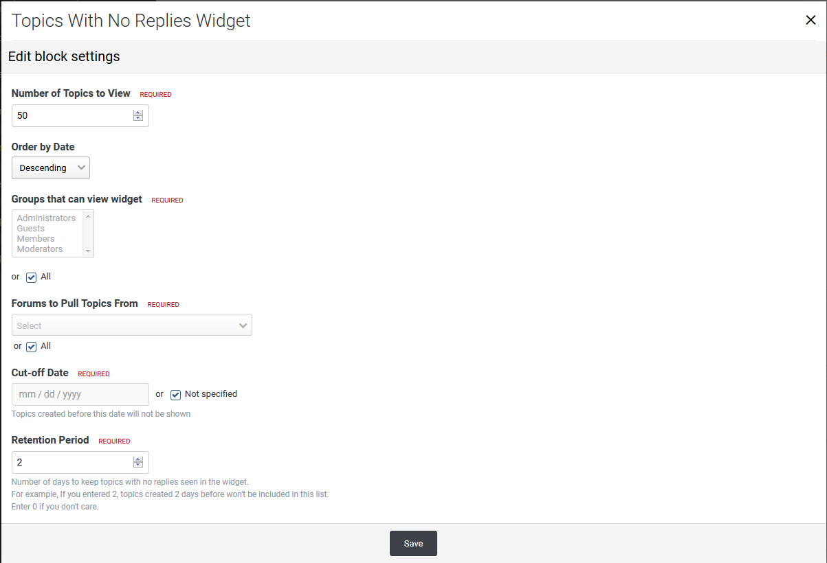 More information about "Topics With No Reply Widget"