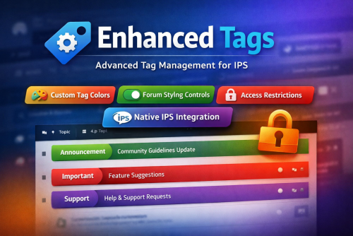 More information about "Enhanced Tags Customizations"